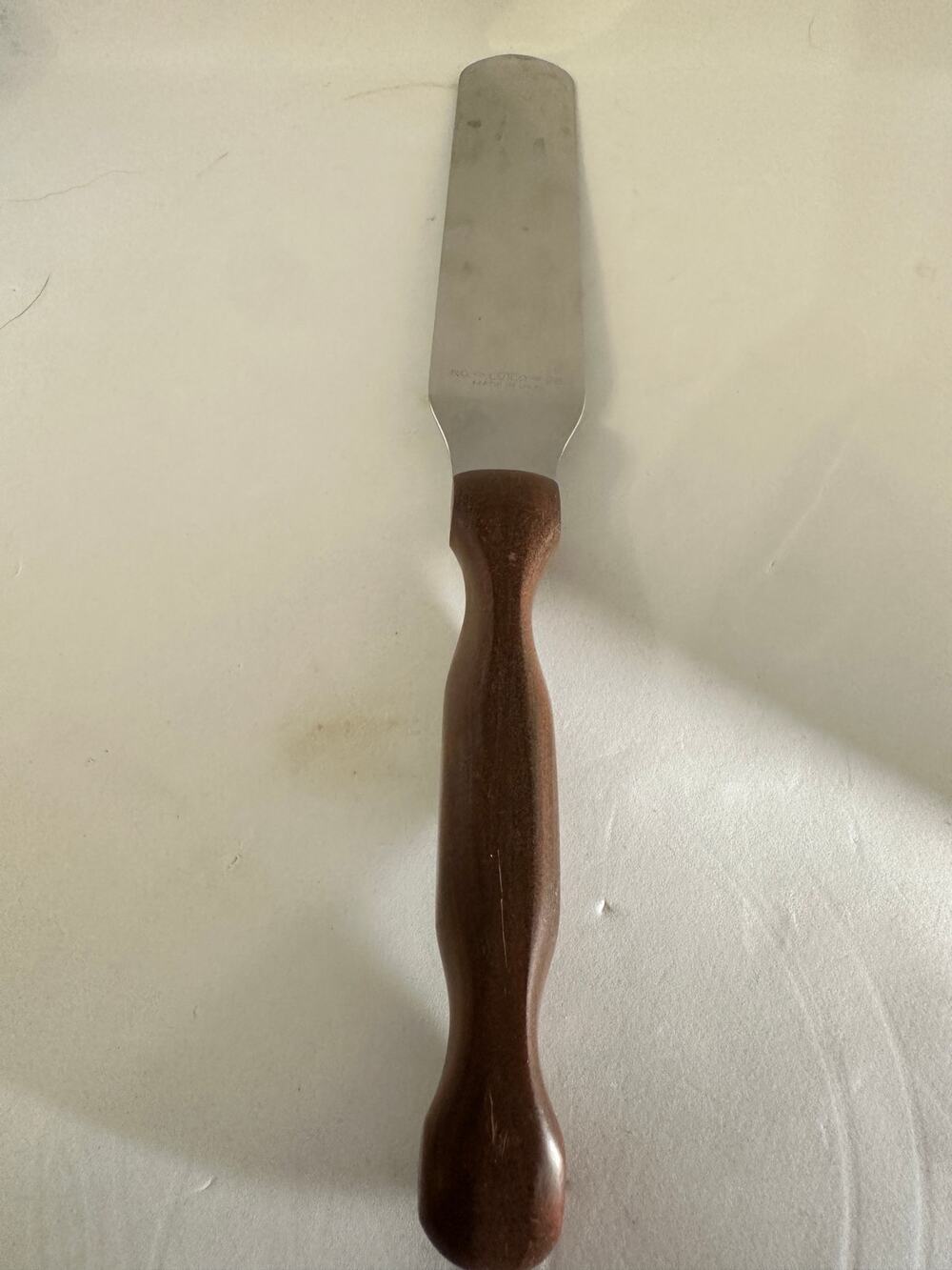 VTG Cutco No. 28 Spatula Spreader Knife Classic Brown Handle